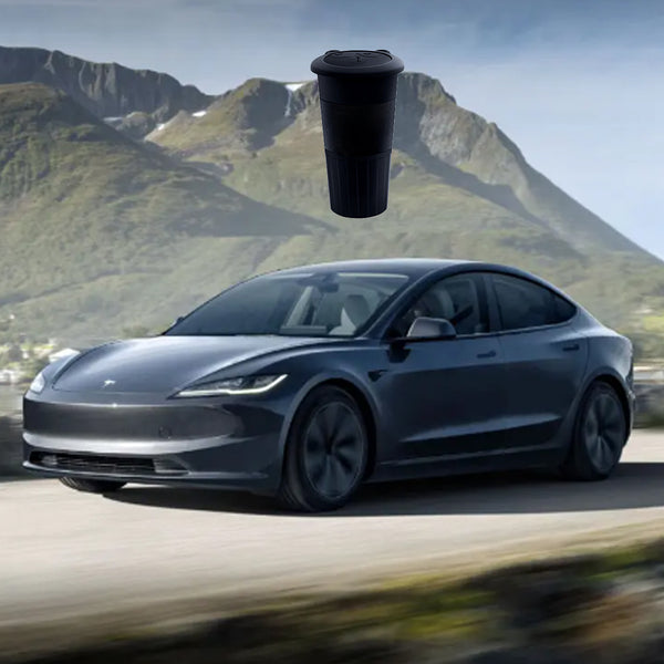 Tesla Model 3 Highland Car Trash Can - Bear Silicone Edition