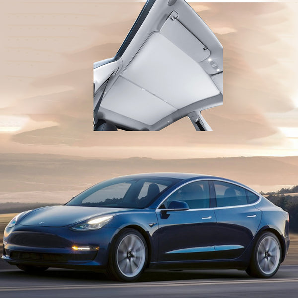 Tesla Model 3 Crystal Roof Sunshade