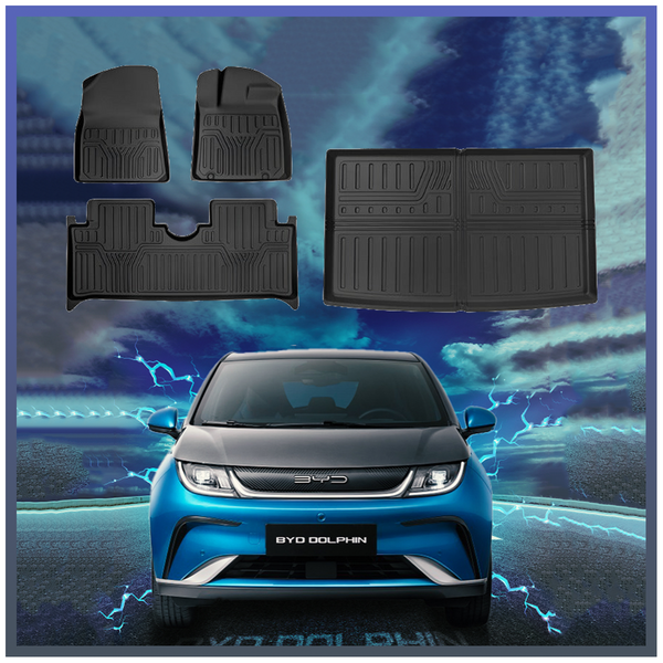 BYD Dolphin TPE Floor Mats and Trunk Mat 4PCS Set